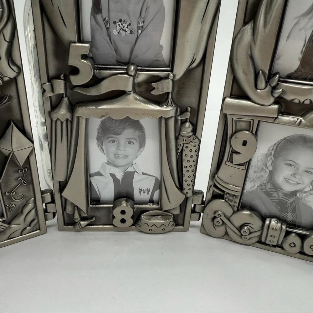 Royal Limited Silver Photo Frame Child Ages 1-9 Vintage NIB NEW